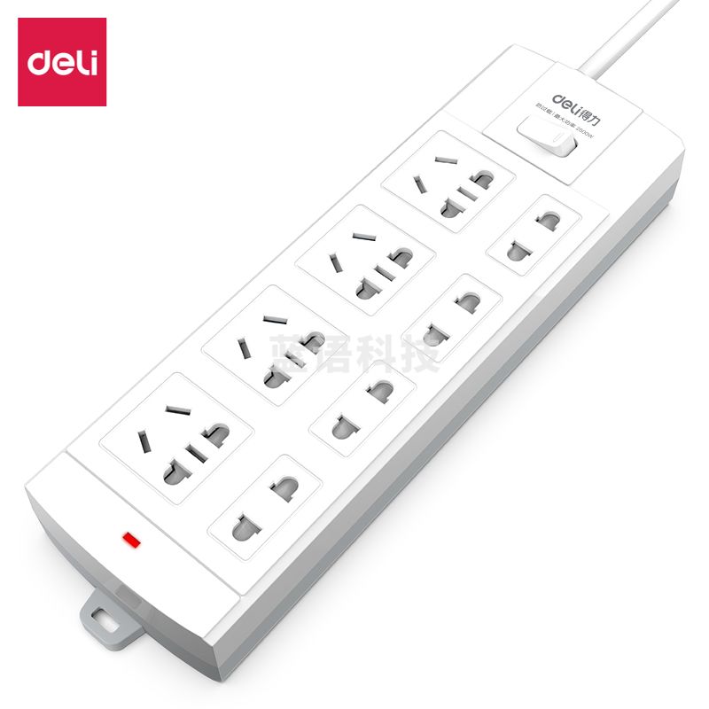 得力（deli）3983 插座 5米