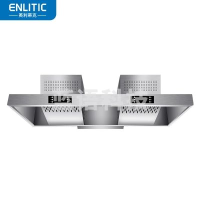 英利蒂克 Enlitic DN-100-20 商用吸油烟机饭店餐厅厨房餐饮大功率抽油烟机 不锈钢厨房一体排烟罩