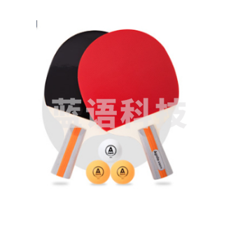 得力 乒乓球拍对拍 学生儿童成人入门直拍套装 F2320