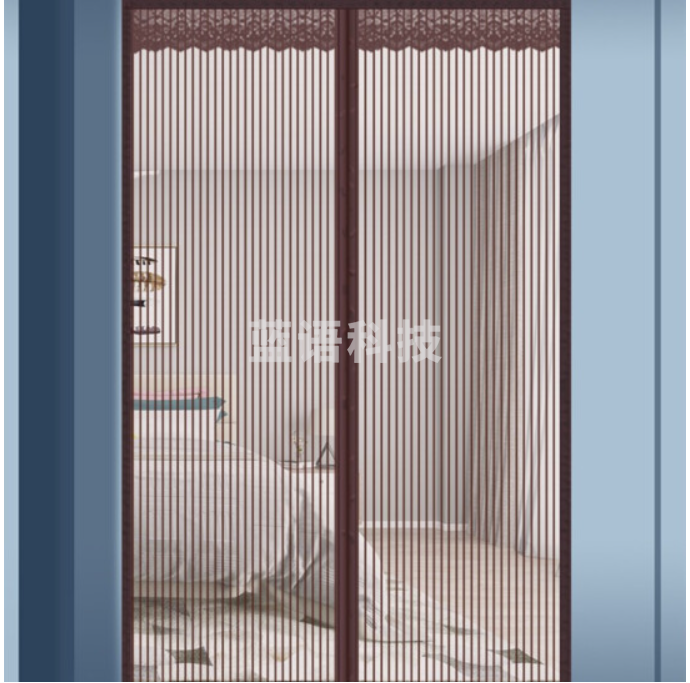 防蝇门帘磁条自粘 防蝇沙门网 定制款