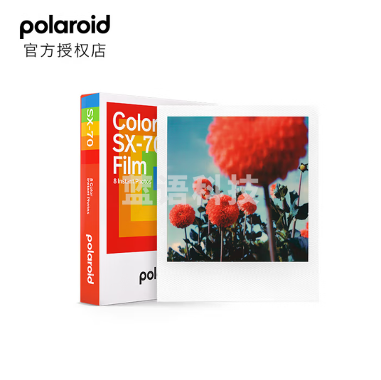 宝丽来(Polaroid)拍立得相纸X-70彩色复古胶片相纸 白边相纸 适用于x-70机型/I-2 白框彩色