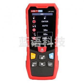 优利德（UNI-T）LM120C 120米可视激光测距仪 电子尺 摄像头辅助