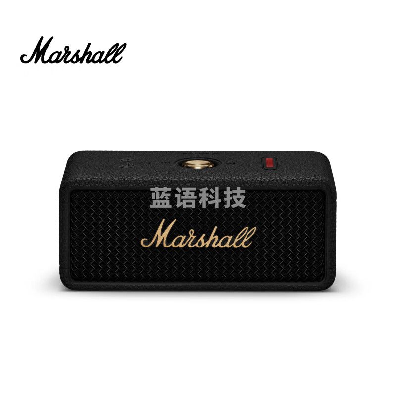 MARSHALL(马歇尔)EMBERTON III 音箱便携式3代无线蓝牙家用户外防尘防水长续航礼物小音响 黑金色