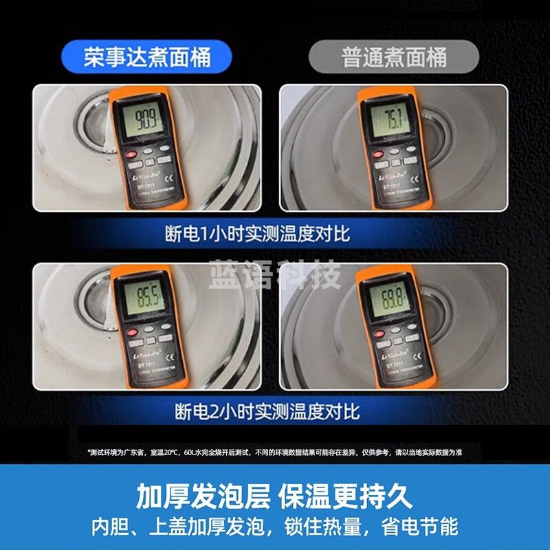 荣事达煮面炉商用煮面桶煮饺子汤粉炉麻辣烫专用锅关东煮蒸煮桶电煮锅双头煮面桶商用电煮锅商用煮面炉 【标准电热款】60型/170L 12kw