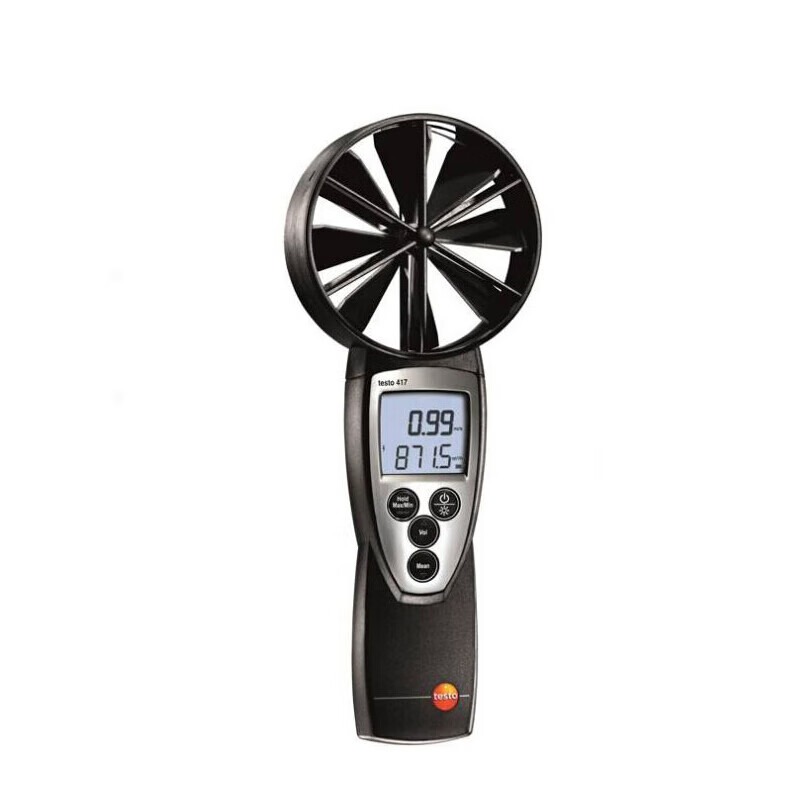 德图（testo）417 叶轮风速仪高精度测速计 +0.3 +20m/s 维保（风速仪单机）