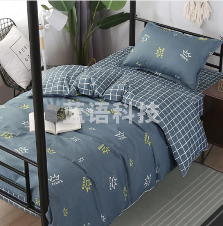 单人纯棉被子150*210CM(花色随机)