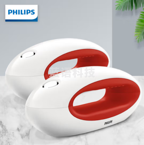 飞利浦(PHILIPS)DCTG5502子母机 无绳电话机 无线座机 子母机 屏幕白色背光 持久待机 红色