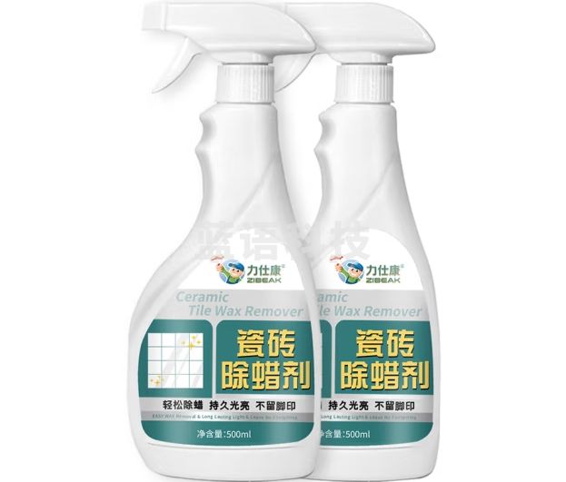 力仕康瓷砖除蜡剂500ml 开荒清洁剂大理石木地板地砖抛光蜡去蜡水清洗剂