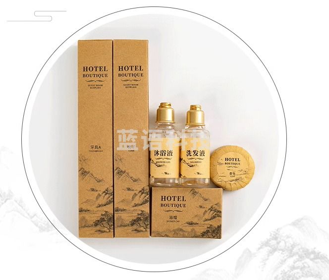 五星级酒店别墅一次性洗漱用品6件套装(