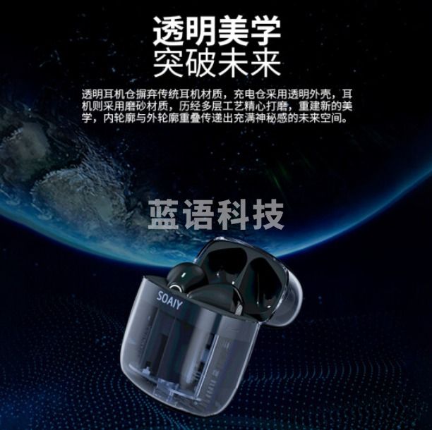 索爱  SL2 真无线蓝牙耳机 降噪双耳入耳式 全面兼容 神秘黑TJRRSFYJD202302271929207