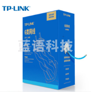 TP-LINK 六类千兆网线 100米 原装CAT6类非屏蔽高速工程网线 纯铜双绞线 家装网络监控布线100米箱线EC6-100 单位：箱