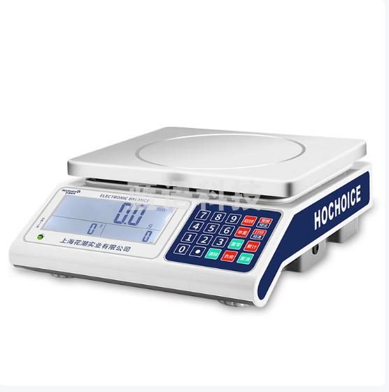 花潮（HC） 精准工业电子计数秤高精度工业台称精密克秤打印报警 量程精度10KG/0.1G