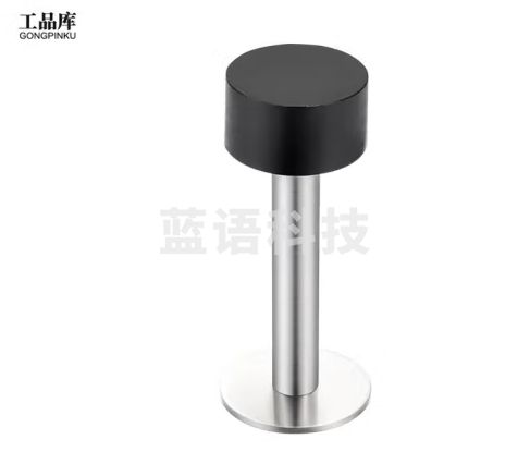 工品库 门顶 橡胶门玻璃门厨房门阻柱 304不锈钢防撞门档 免打孔两用 卫生间门碰 100mm高