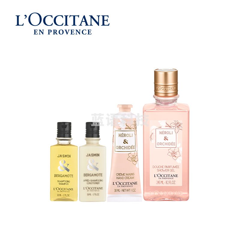 欧舒丹(L\'OCCITANE) 格拉斯沐浴洗护手霜4件套