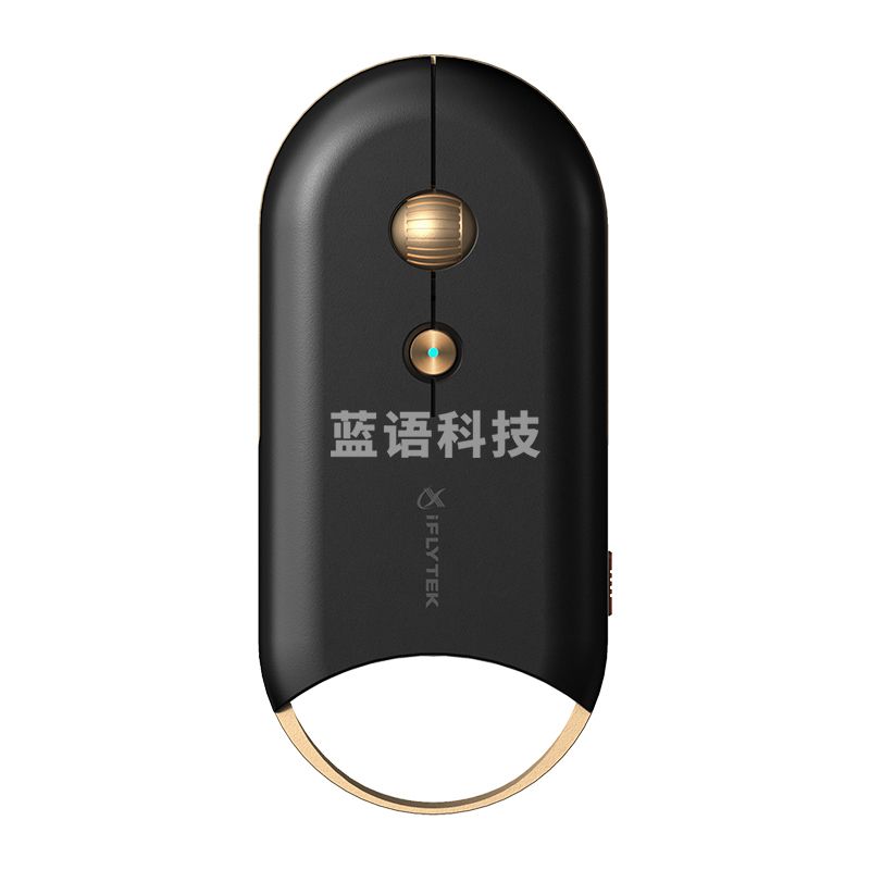 科大讯飞M610 智能语音蓝牙鼠标 无线办公 语音输入打字翻译 黑