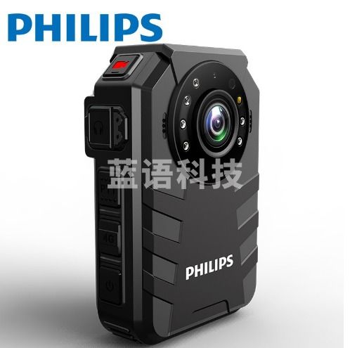 飞利浦（PHILIPS）VTR8400 4G无线传输 北斗/GPS双模定位音视频记录仪 便携式佩戴摄像装置+64G