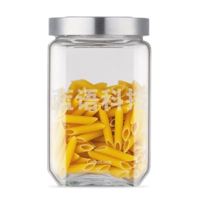 乐扣乐扣（LOCKnLOCK）LLG106 玻璃储物罐密封罐 收纳储物容器 厨房食品储存器皿 1.7L