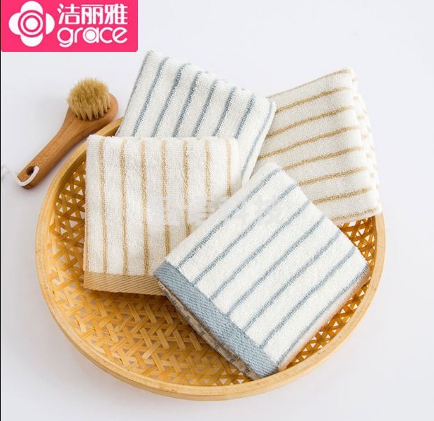 洁丽雅 毛巾 方巾小毛巾 6449 34*34cm 45g