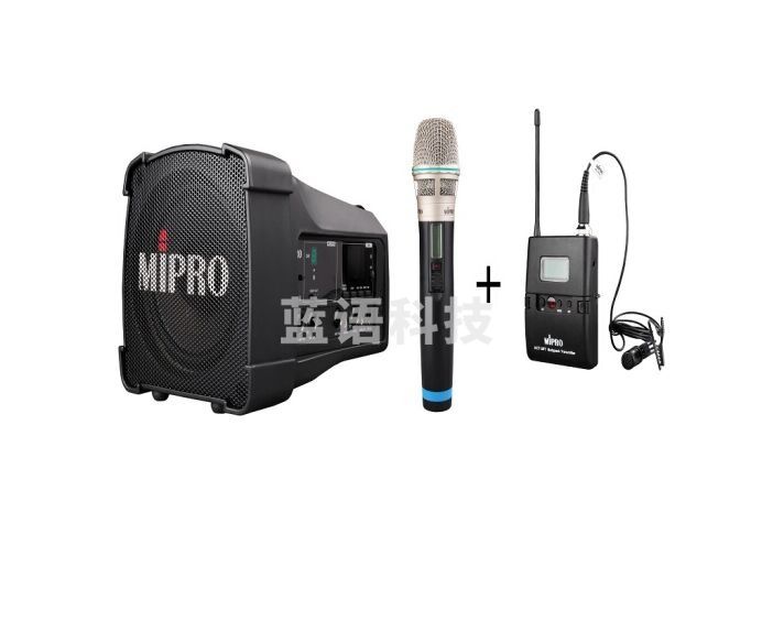 咪宝 MA-100SB/BT无线户外蓝牙音响移动便携式音箱讲解扩音器喊话机带话筒 配1手持1领夹话筒(蓝牙版)TJRRSFYJD2023022615553811