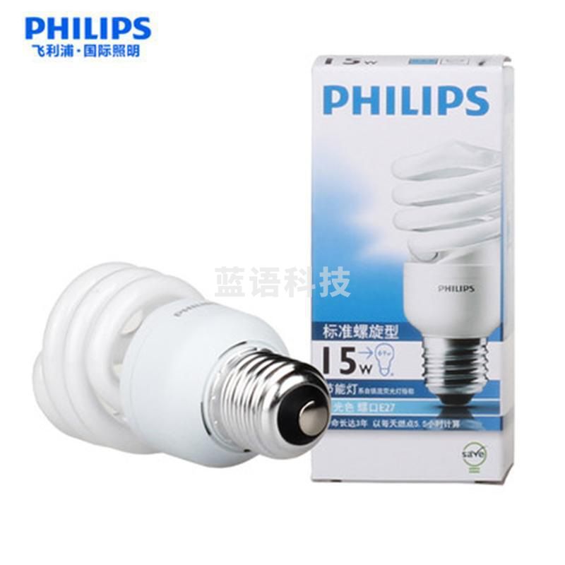 飞利浦 15W 螺口节能灯（色号865）24个/箱 白色