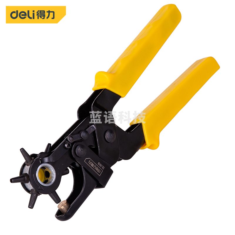 得力(deli)DL1919 重型省力皮带打孔钳腰带皮具打孔器9英寸