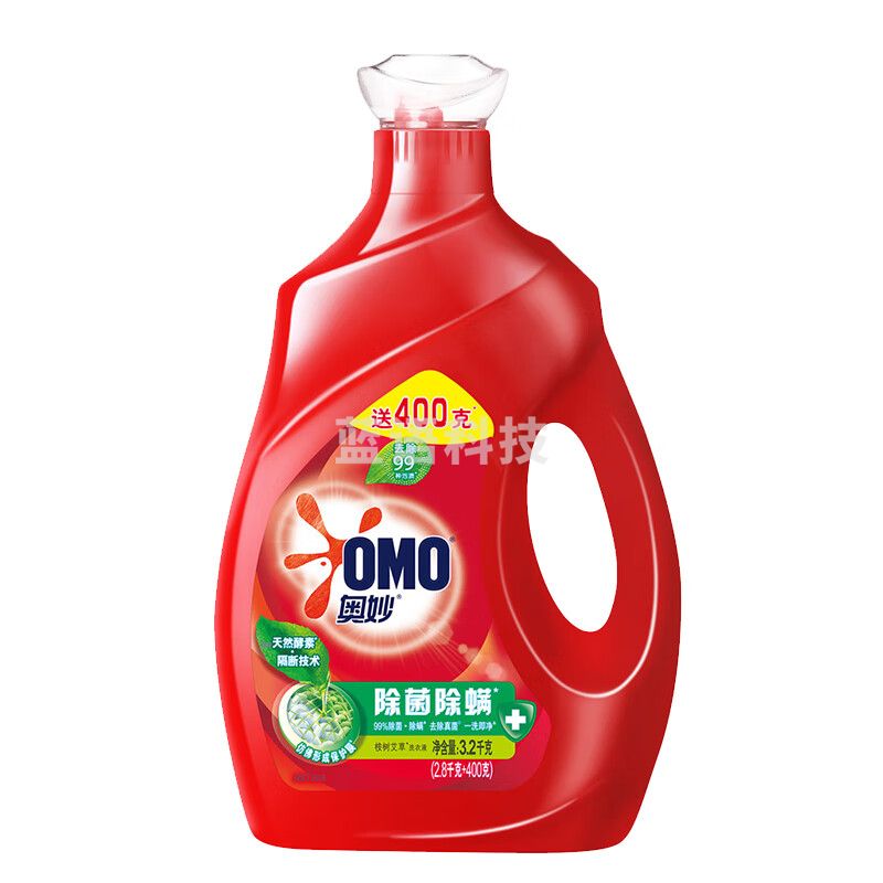 奥妙洗衣液家庭装 除菌除螨洗衣液3.2kg(2.8kg+400g)