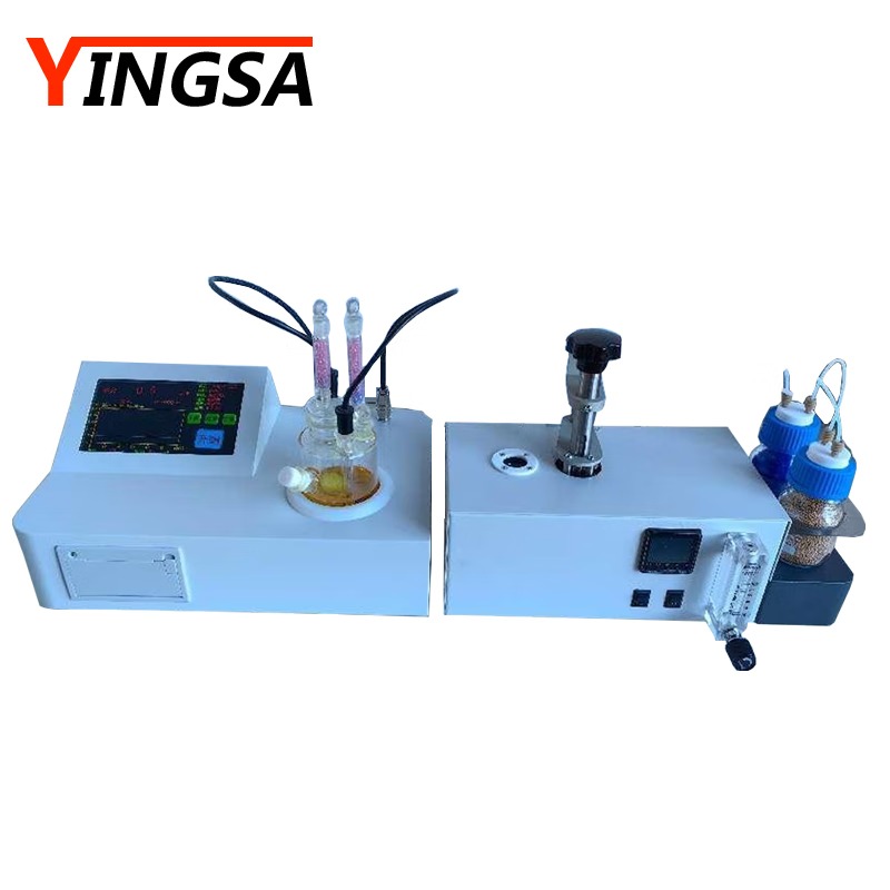 英萨卡式炉微量水分仪电池隔膜极片干粉新材料微量水分测定仪 YS-WL-5008卡式炉微量水分仪