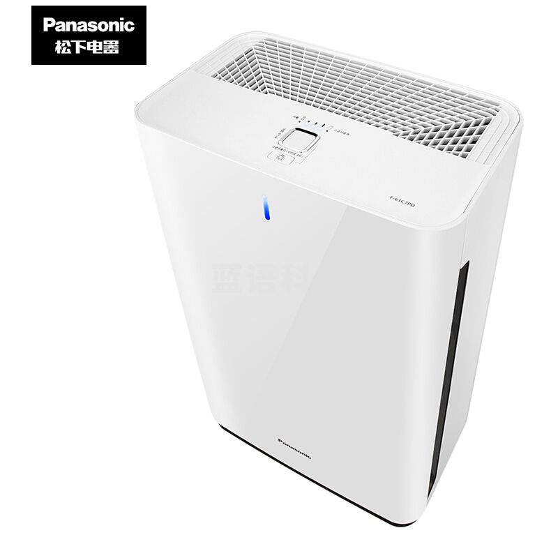 松下（Panasonic）空气净化器除甲醛家用 除过敏原 除细菌 除苯 除雾霾PM2.5二手烟 一键操控 F-61C7PD