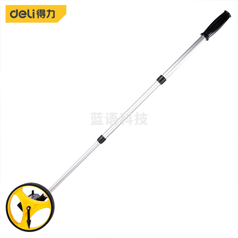 得力(deli) DL330061手推式小轮机械轮式测距仪测量轮尺收缩柄内附布包 DL330061