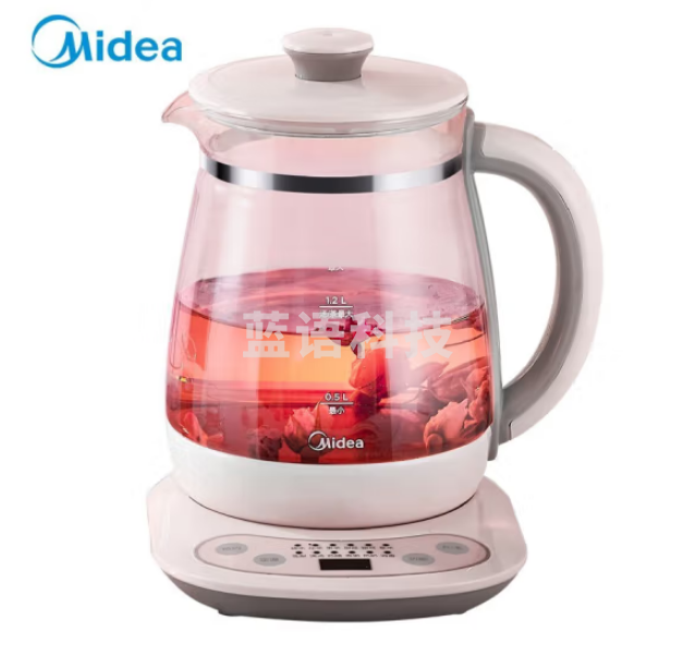美的（Midea）YS15M210 电水壶 多功能一机多用玻璃水壶