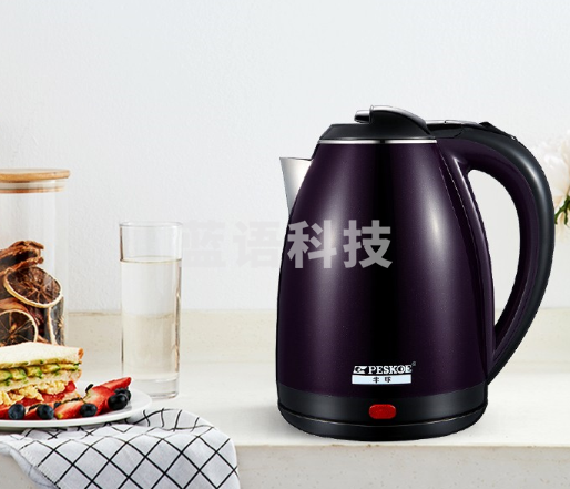 半球（Peskoe）电水壶1.8L 食品级304不锈钢电热水壶烧水壶