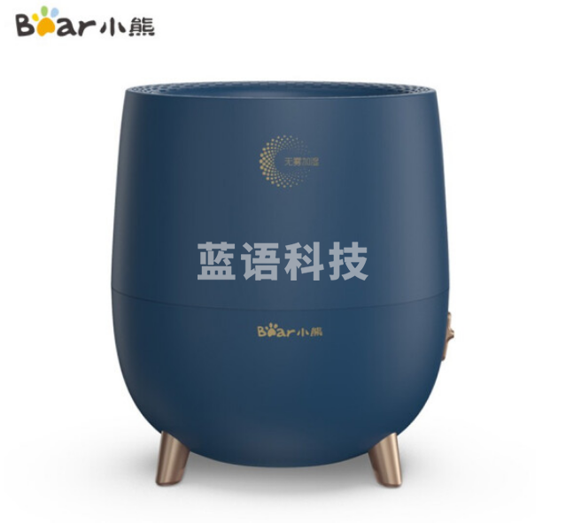 小熊（Bear）JSQ-B20M1 加湿器卧室室办公室 蒸发式无雾加湿 便携上加水银离子杀菌 低噪加湿母婴适用 2升