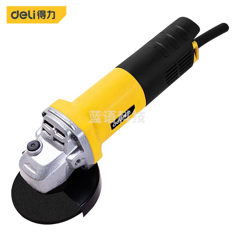 得力DL6373 750W角磨机工业级角向磨光机快速散热切割机打磨机抛光机磨光机抛光机