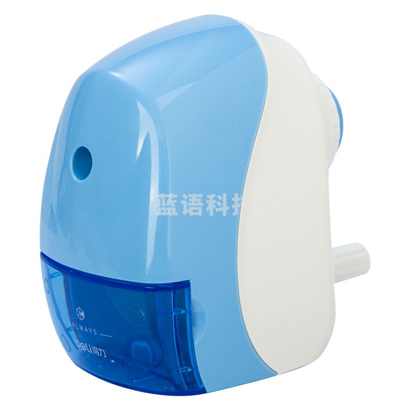 得力0519自动进笔流线型削笔机(蓝色)