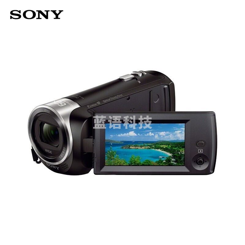 索尼(SONY ) HDR-CX405 高清数码摄像机 家用摄像机 便携式DV 录影机 录像机CX405配件套餐一