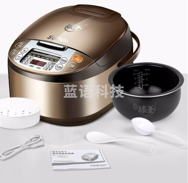 苏泊尔CFXB40FC835-75 电饭煲4L 3-6人全自动多功能 陶晶不粘球釜内胆 24H智能预约