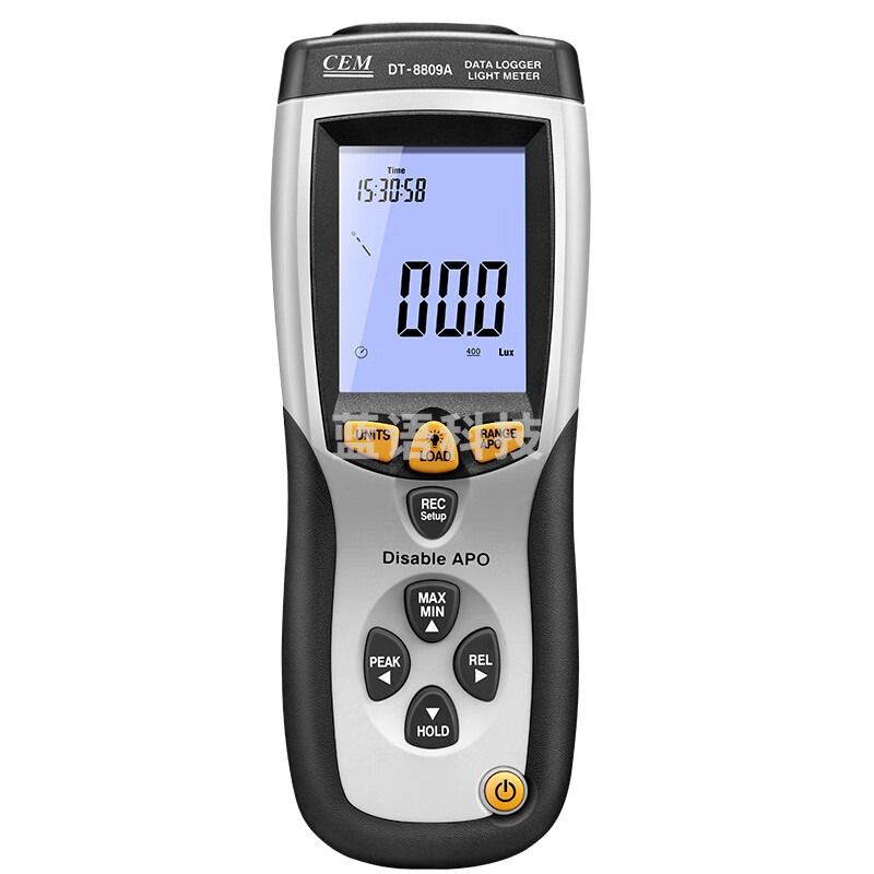 华盛昌（CEM）DT-8809A照度计 专业高精度LED灯光测光仪亮度计 USB数据传输