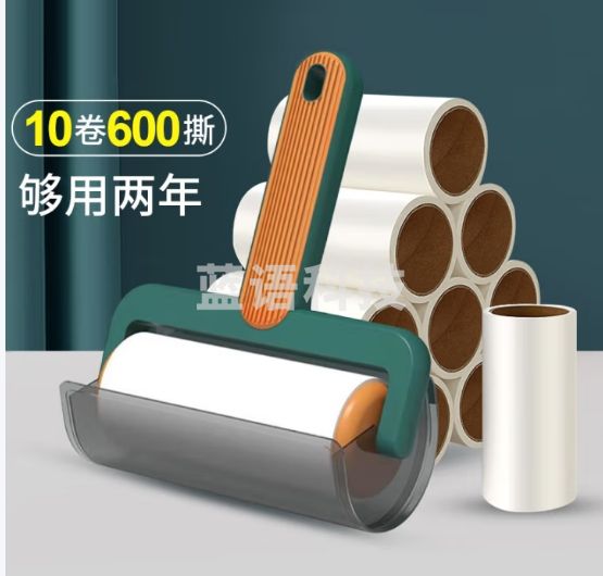 Sodolike10卷纸600撕 粘毛器可撕拉式除尘滚筒宠物毛刷除毛刷