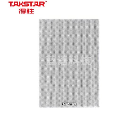 得胜(TAKSTAR)EBS-6T 定阻嵌入式音箱 墙壁音响校园公共广播会议室商场咖啡厅客厅背景音乐音箱TJRRSFYJD2023030114451114