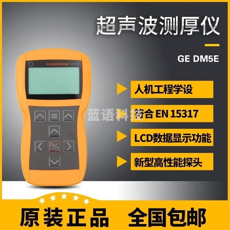 中辐核仪美国GE进口超声波测厚仪DM5E腐蚀监测仪壁厚仪DL含探头穿涂层 DM5E Basic套装1
