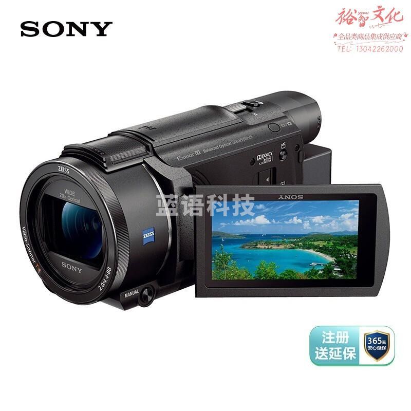 索尼（SONY）FDR-AX60 家用/直播4K高清数码摄像机 DV/摄影/录像 5轴防抖 约20倍光学变焦