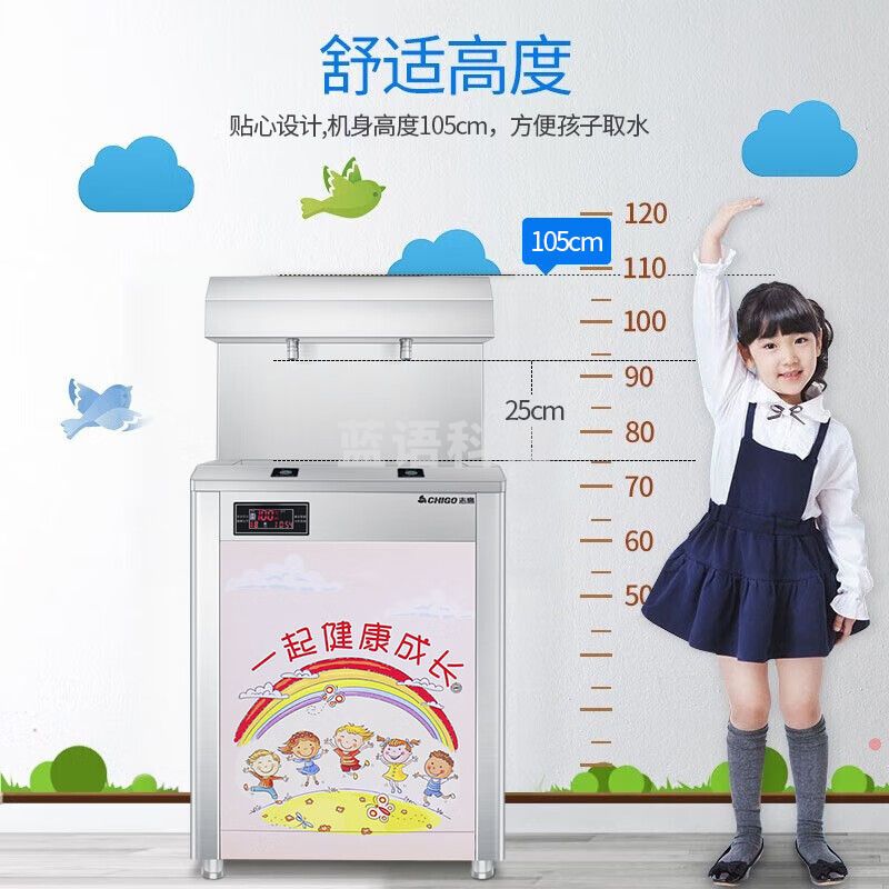 志高（CHIGO）双温 开水器五级 商用饮水机净水机直饮机大型工厂学校幼儿园烧水机过滤器加热净水器一体机 YQ-2RN