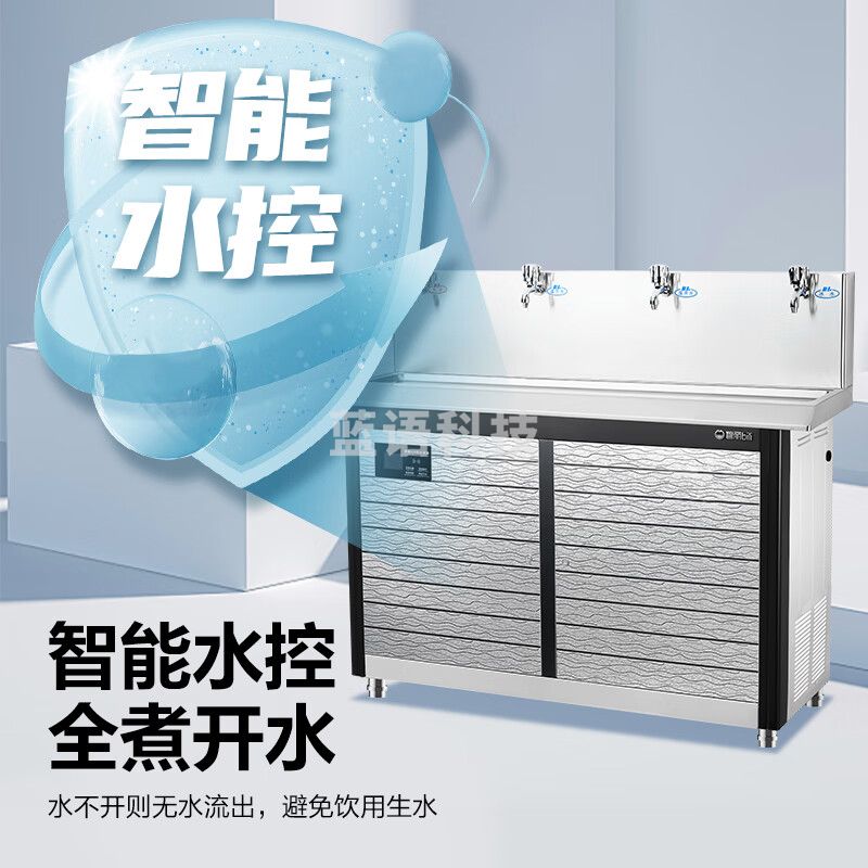 碧丽 商用净水器冰热型饮水机办公单位冰水净水设备 B-4E【高效过滤】一开两温一冰