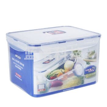 乐扣乐扣（LOCK&LOCK）HPL838 保鲜盒塑料大容量冰箱储物收纳盒保鲜箱腌菜豆腐相机邮票密封医药箱 长9L