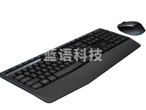 罗技（Logitech）MK345 键鼠套装 无线键鼠套装 办公键鼠套装 全尺寸 黑色 带无线2.4G接收器