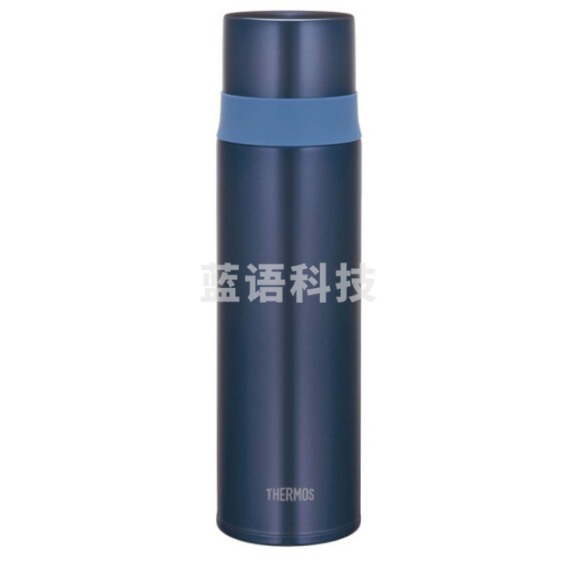膳魔师(Thermos)FFM-501 MSB 蓝色便携茶杯保冷杯水杯盖可当杯子 不锈钢真空隔热保温杯500ML