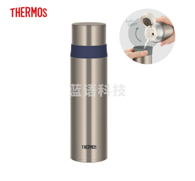 膳魔师(THERMOS)FFM-502 STBL不锈钢色保温杯壶 大容量车载防漏弹盖杯500ml