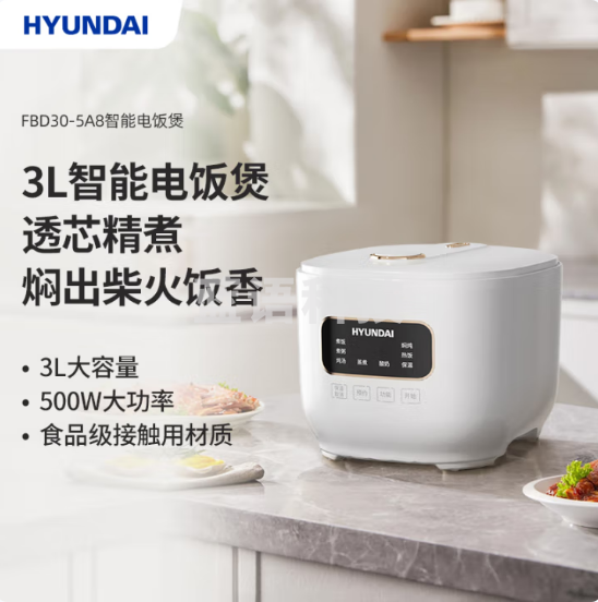 HYUNDAI FBD30-5A8智能电饭煲