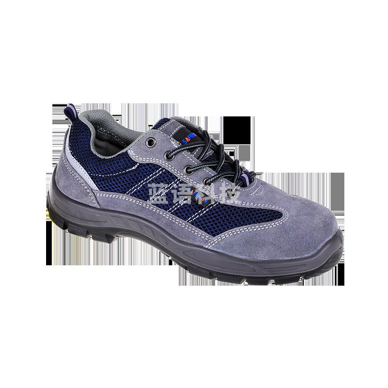 君御E4603安全鞋反绒牛皮防砸刺穿防静电耐油防滑劳保鞋加反光条