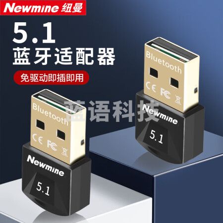 纽曼（Newmine）NM-BT600 USB蓝牙接收器5.1发射器 蓝牙适配器 适用台式机电脑蓝牙模块连接键盘鼠标无线蓝牙耳机音响免驱